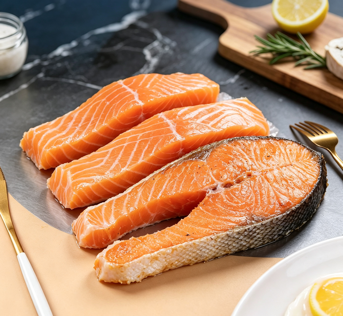 Wild-Caught Salmon Steaks